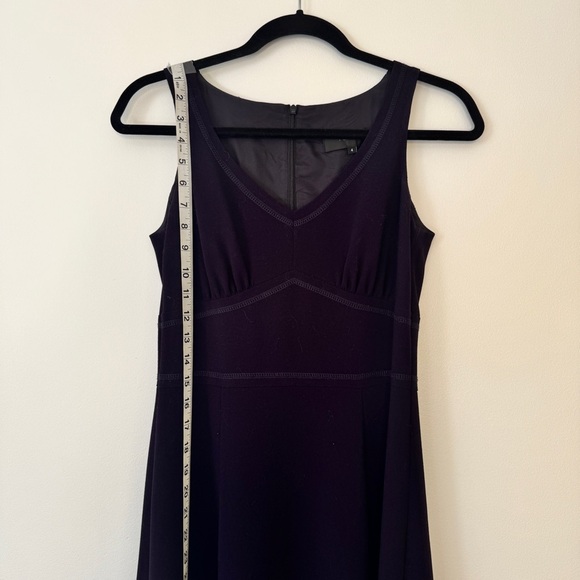 Tobias Suit Midi Dress Blazer Button Jacket Set of 2 Navy Blue Formal Wear Sz 4 - Picture 3 of 16